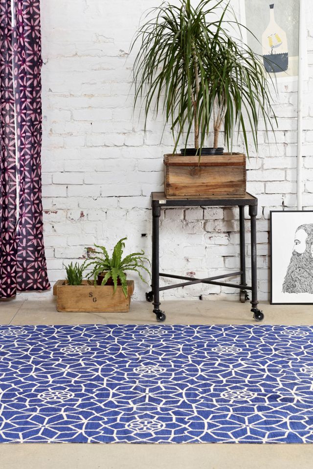 Magical Thinking Star Tile Printed Rug | Urban Outfitters