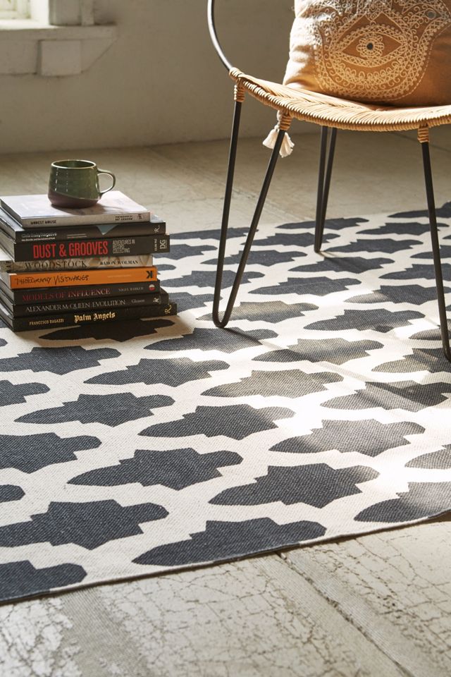 Magical Thinking Flourish Tile Printed Rug | Urban Outfitters