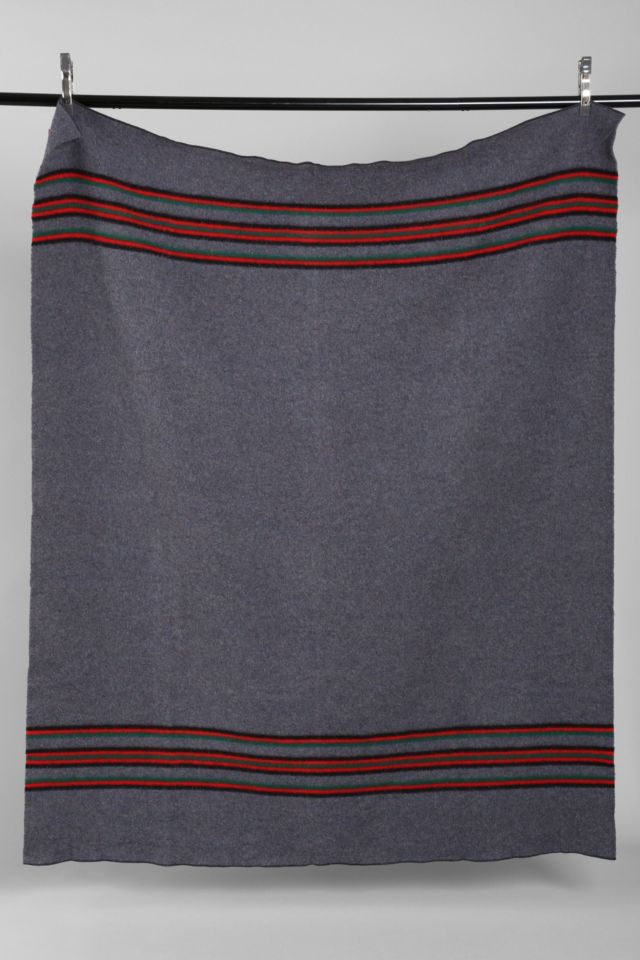 Vintage Grey Wool Blanket Urban Outfitters