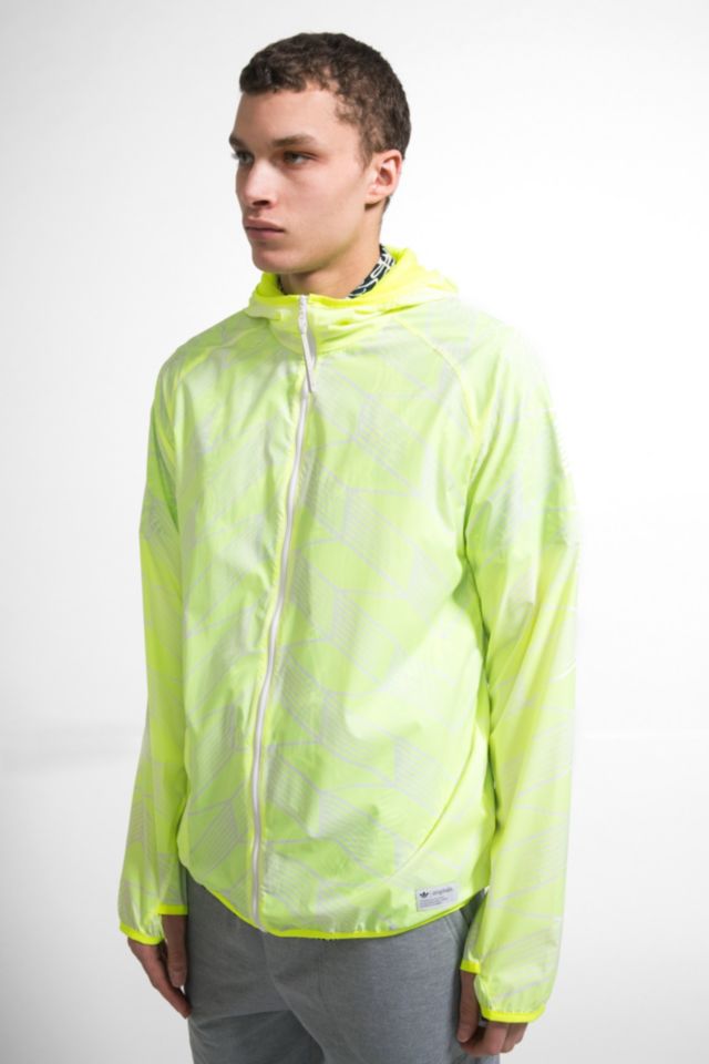 adidas Blue Neon Football Windbreaker Jacket | Urban Outfitters