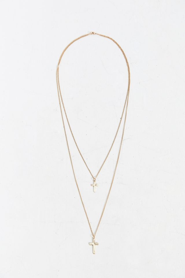 Collier avec deux croix #1