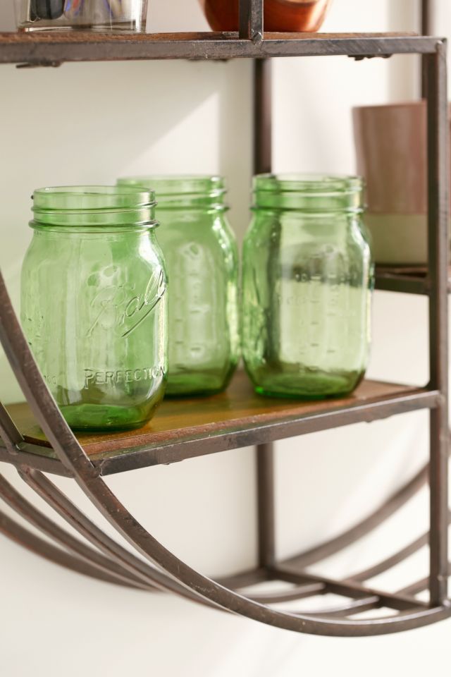 Wooden Circle Wall Shelf #2