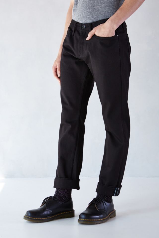 Unbranded Black Tapered Selvedge Jean #1