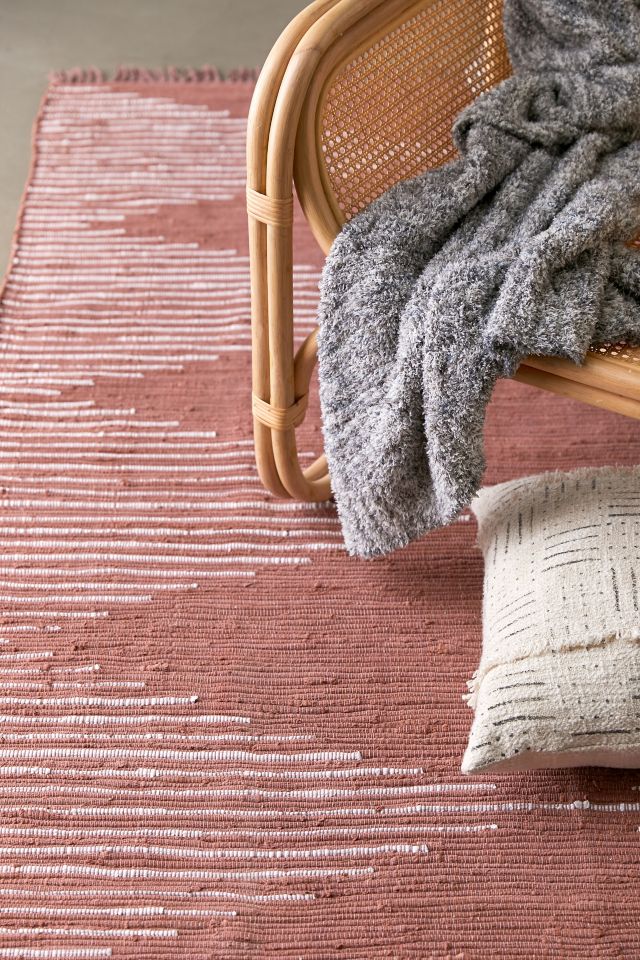 Connected Stripe Rag Rug #1