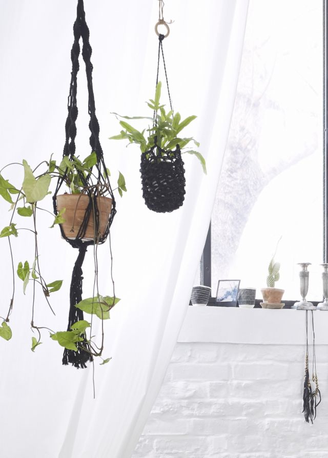 Magical Thinking Hand-Knotted Hanging Planter #2
