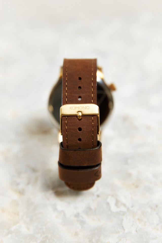 KOMONO Winston Gold Wood Watch #1