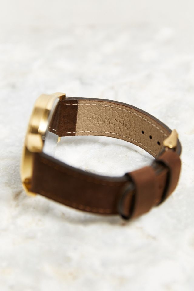 KOMONO Winston Gold Wood Watch #3