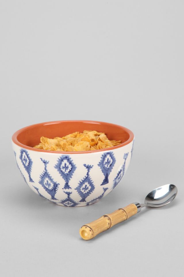 Hand-Stamped Terracotta Bowl