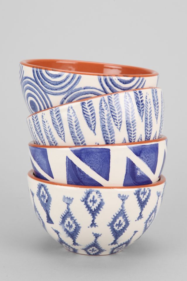 Hand-Stamped Terracotta Bowl #2