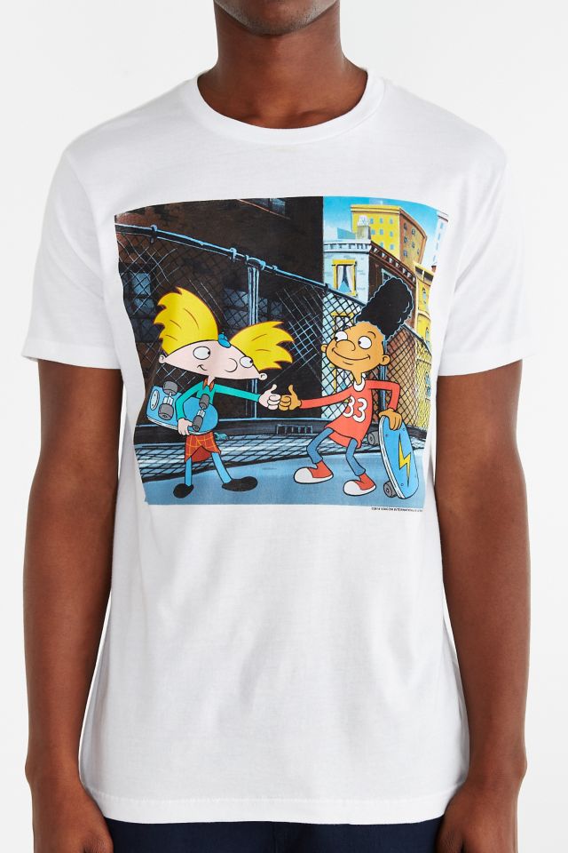 Junk Food Hey Arnold Handshake Tee #1