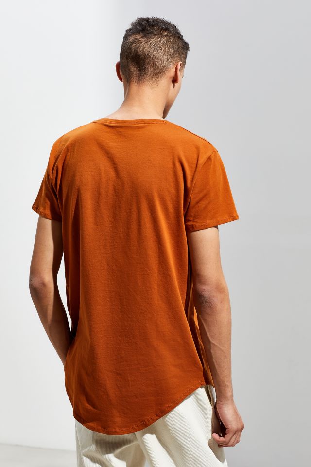 Standard Cloth Scoop Neck Curved Hem Tee #3
