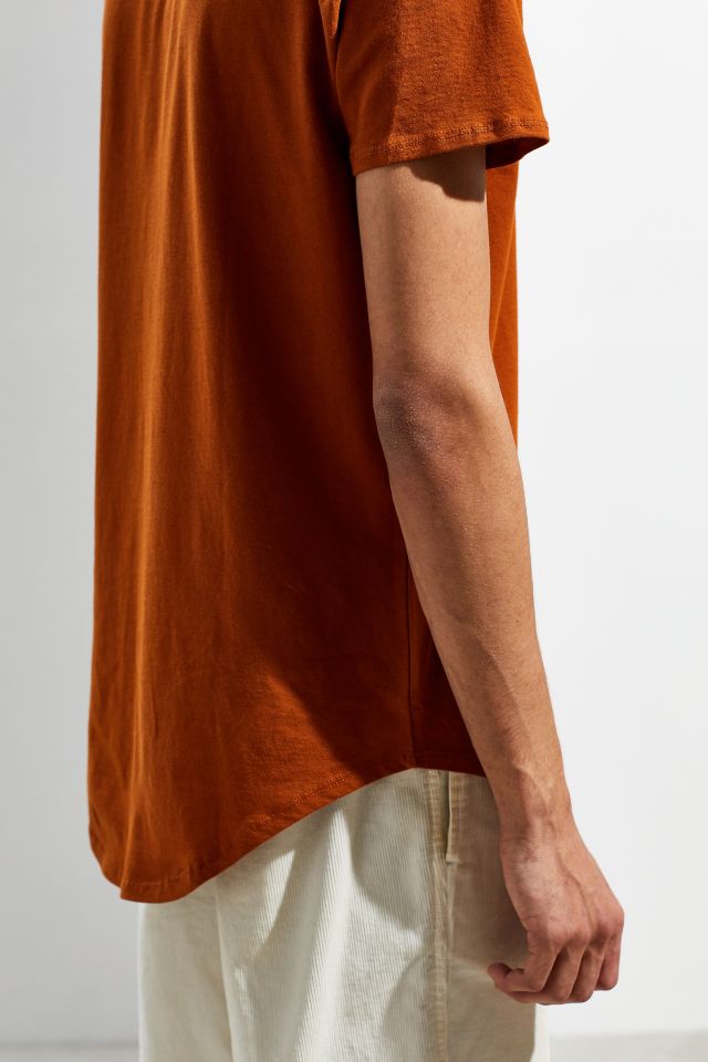 Standard Cloth Scoop Neck Curved Hem Tee #4