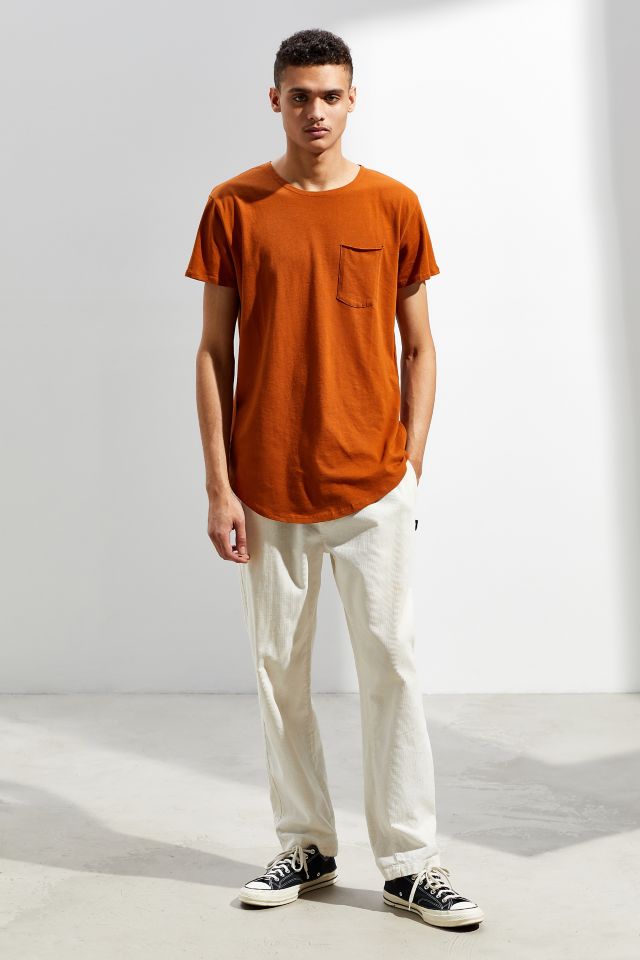 Standard Cloth Scoop Neck Curved Hem Tee #5