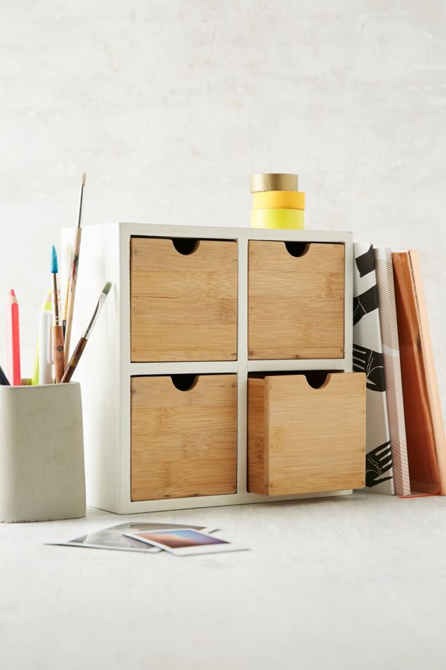 Bamboo Tabletop Organizer