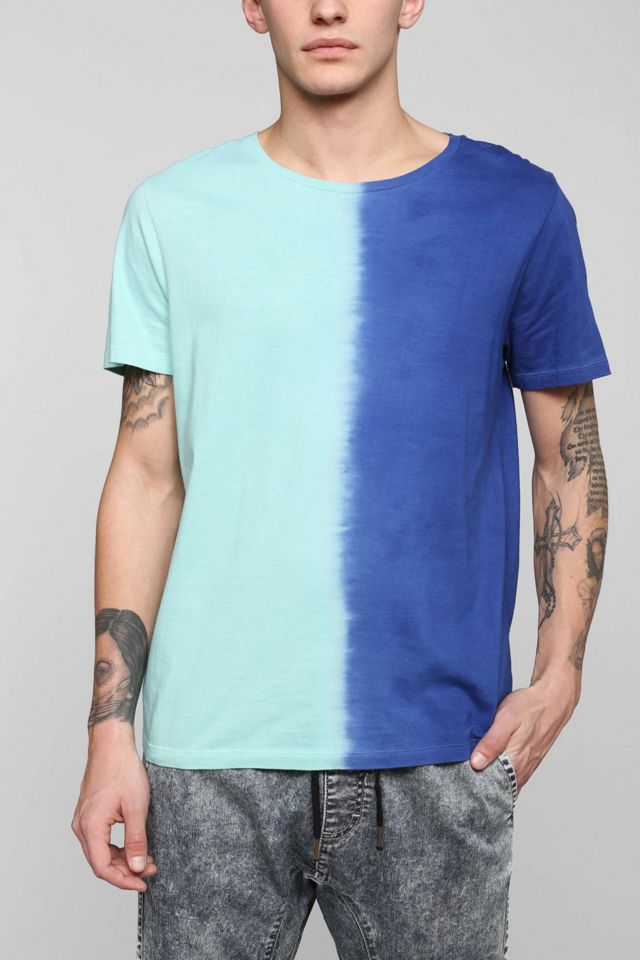 Tropicalia Wide-Neck Dip-Dye Tee | Urban Outfitters