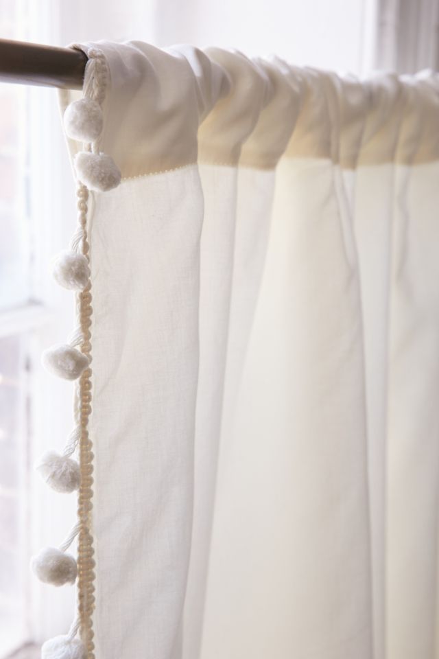Blackout Pompom Curtain #3