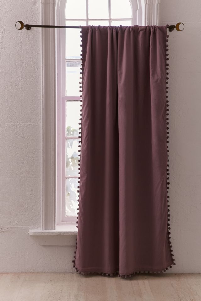 Blackout Pompom Curtain Panel #2