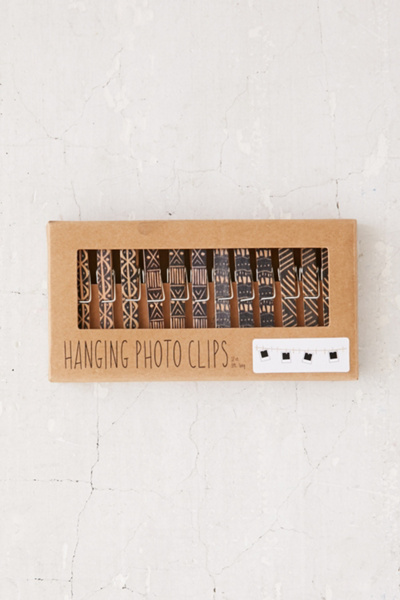 Clothespin Photo Clips String Set | Urban Outfitters
