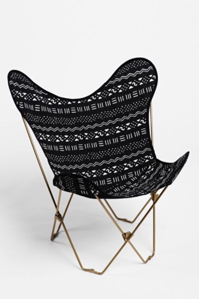 4040 Locust Mari Canvas Butterfly Chair Cover Urban Outfitters