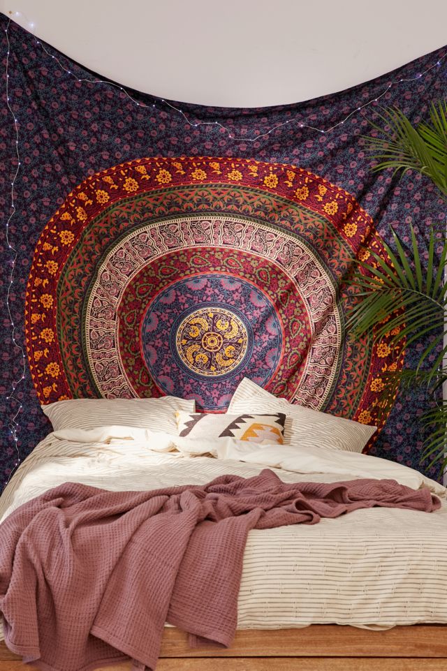 Plum & Bow Medallion Tapestry