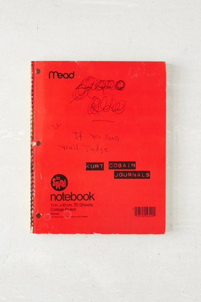 NIRVANA  COBAIN JOURNALS 完全対訳付き帯付き新品 NIRVANA COBAIN JOURNALS 完全対訳付き帯付き新品 Journals Kurt