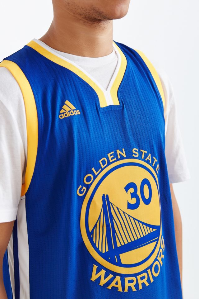 adidas Golden State Warriors Stephen Curry Away Jersey #4