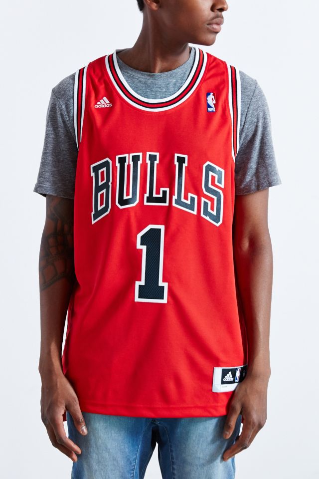 Adidas Men's Chicago Bulls 'Derrick Rose' NBA Jersey - Red