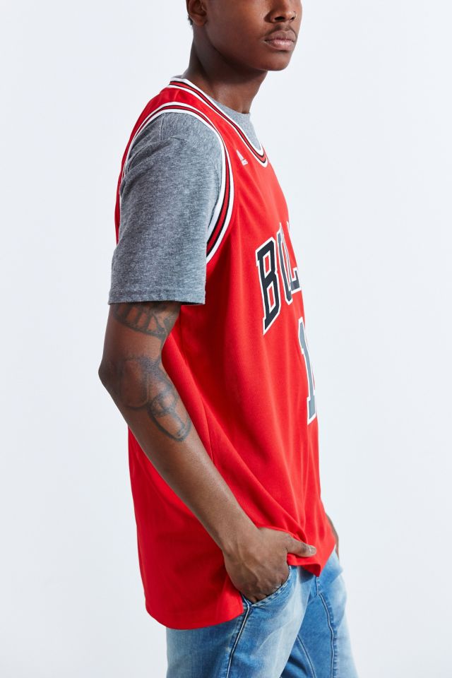 Adidas Chicago Bulls Derrick Rose Road Swingman Jersey