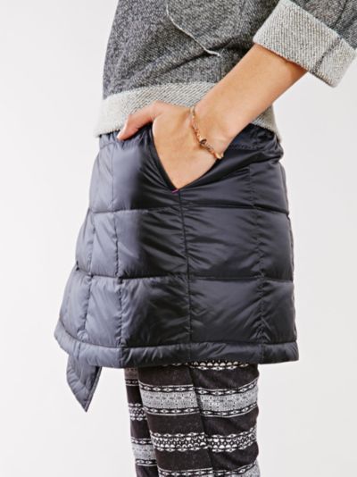 columbia quilted skirt