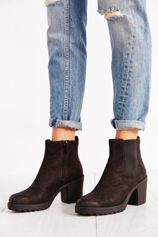 Vagabond Platform Leather Ankle Boot | Urban Outfitters