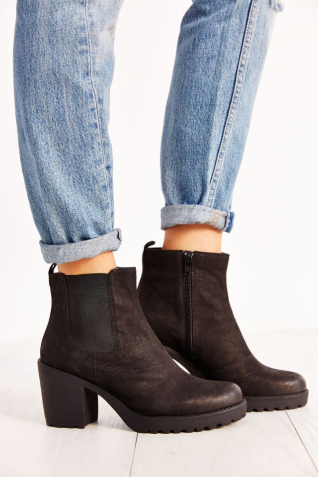 Vagabond Platform Leather Ankle Boot | Urban Outfitters