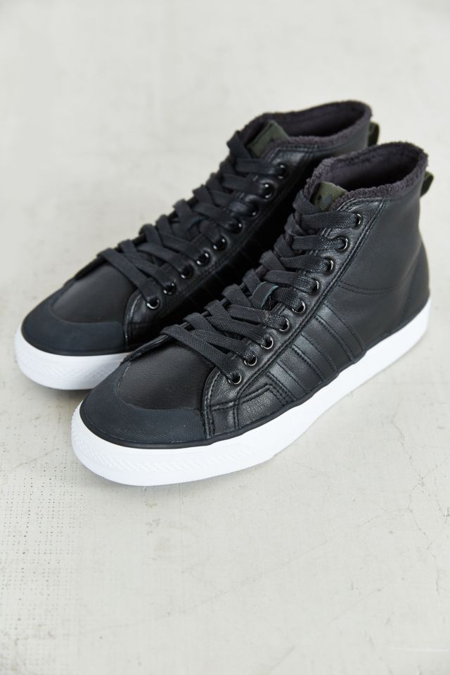 Adidas fur outlet high tops