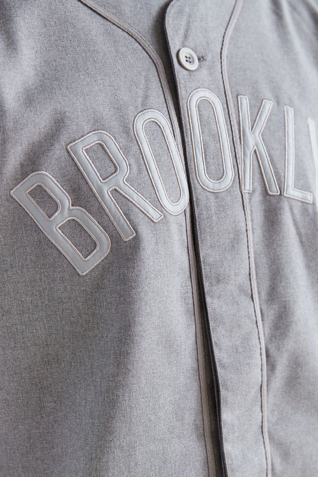 adidas Originals NBA Brooklyn Nets Baseball Shirt Urban Outfitters