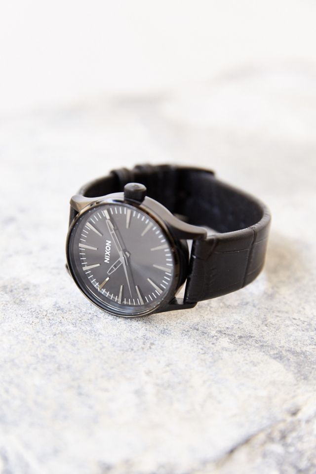 Nixon sentry 38 outlet leather