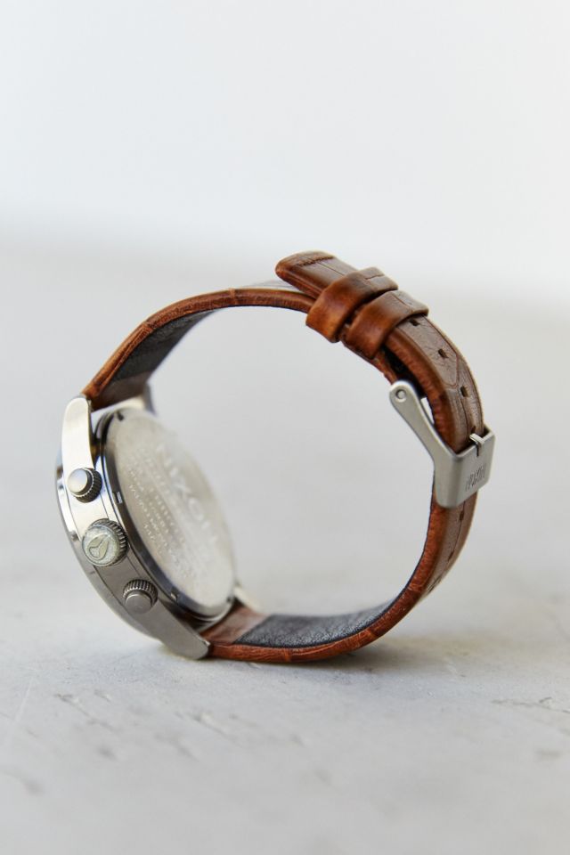 Nixon Sentry Chrono Leather Watch #2