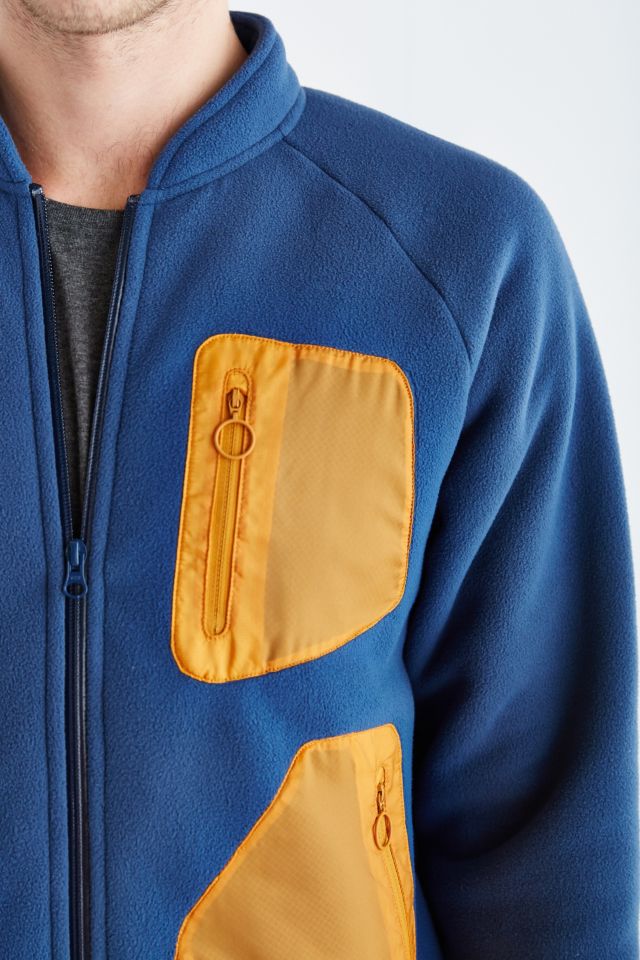 adidas Blue Polar Fleece Jacket #5