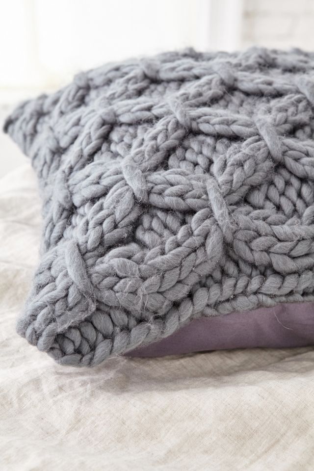 Cable Knit Pillow Urban Outfitters