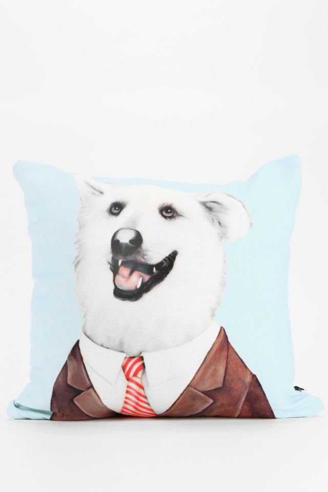 DENY Animal Crew Happy Dog Pillow #1