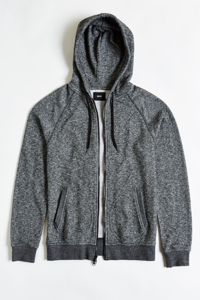 BDG Marled Zip Hoodie Sweatshirt | Urban Outfitters