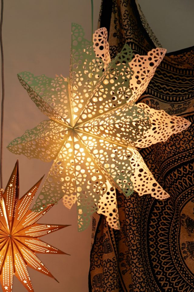 Cutout Star Paper Lantern Urban Outfitters