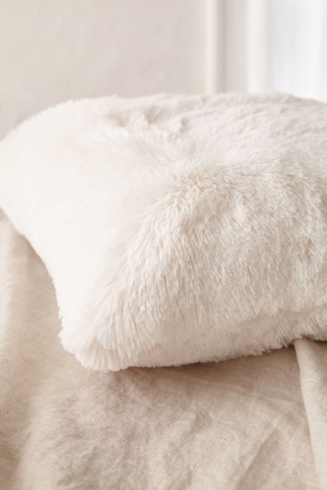 Plum & Bow Faux Fur Pillow #2