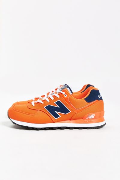 new balance 574 pique polo orange