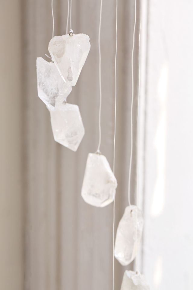 White Quartz Crystal Mobile #1