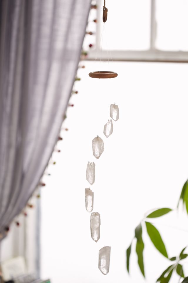 White Quartz Crystal Mobile #3