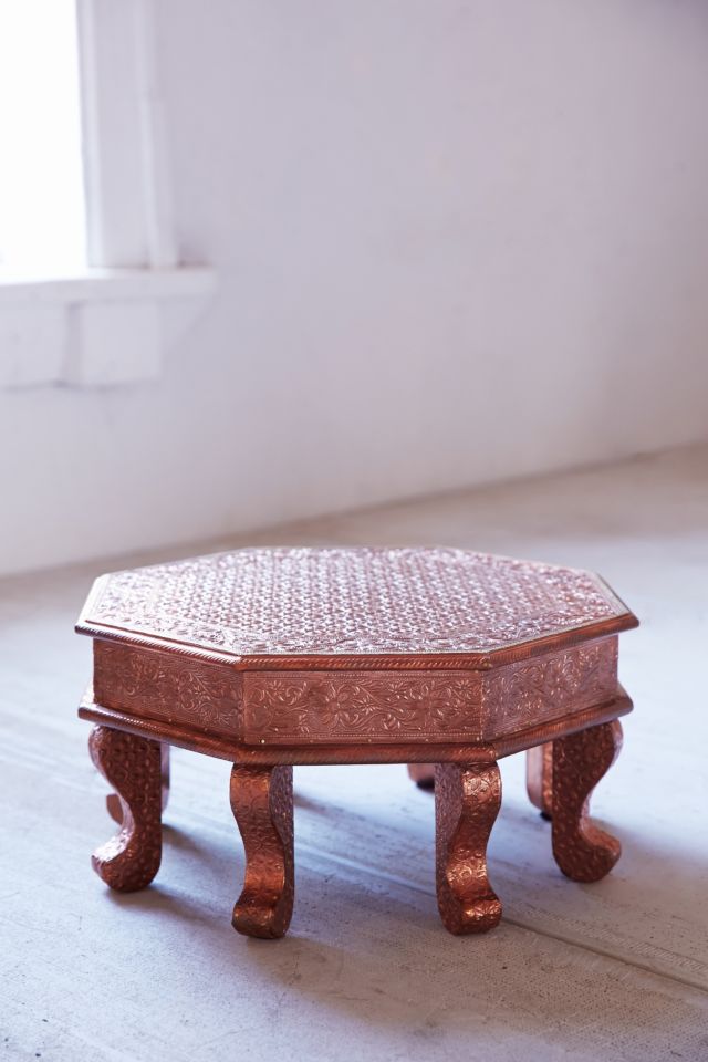 Copper Stamped Mini Stool #1