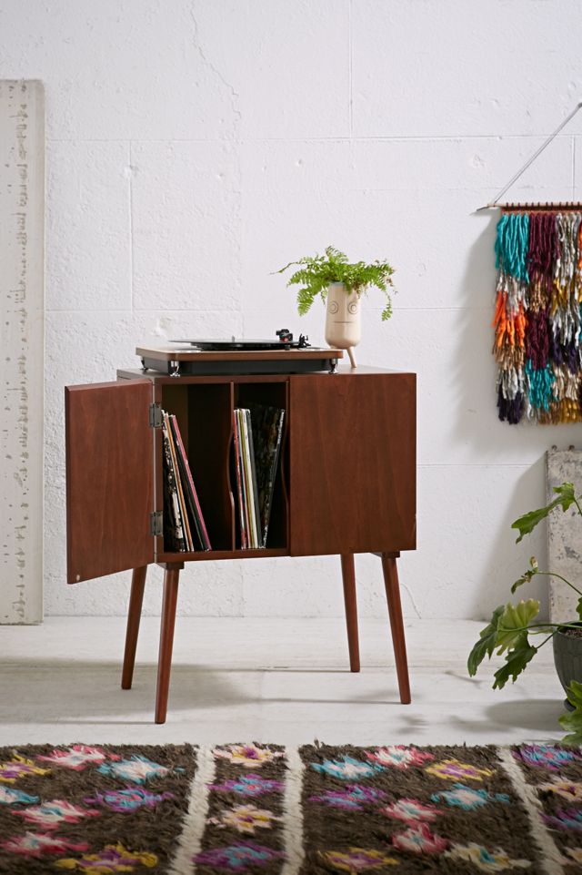 Assembly Home Mid-Century Vinyl Record Media Console | Urban Outfitters