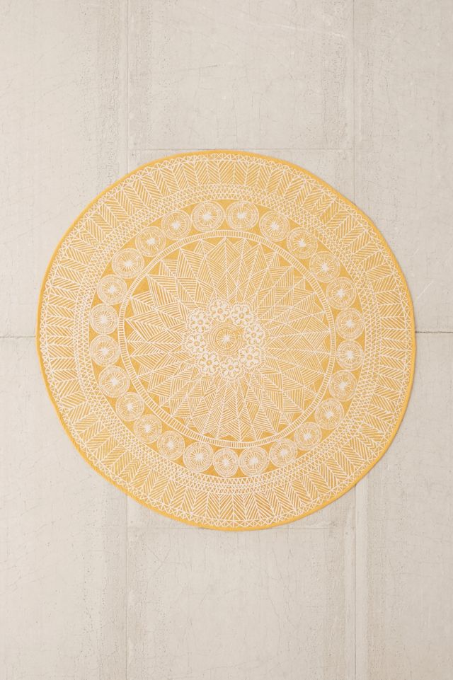 Florisse Printed Round Rug #1
