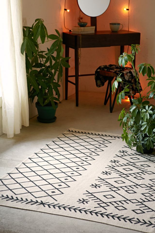 Printed Boucherouite Rug #1