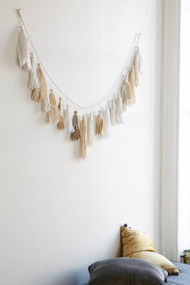 Plum & Bow Tassel Garland Banner #2