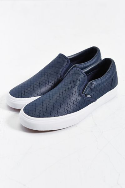 Vans Classic Leather Slip On Sneaker Urban Outfitters